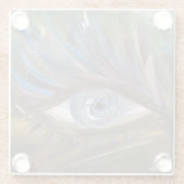your eye is the mirror of your soul ガラスコースター (裏面)