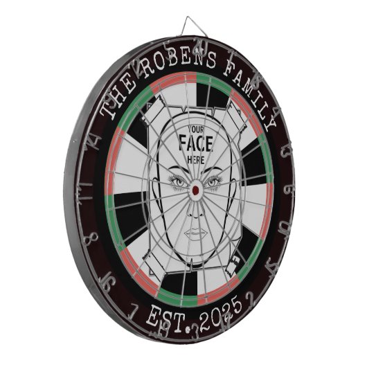 Your Face Here Dartboard ダーツボード (正面左)