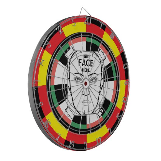 Your Face Here Dartboard ダーツボード (正面左)