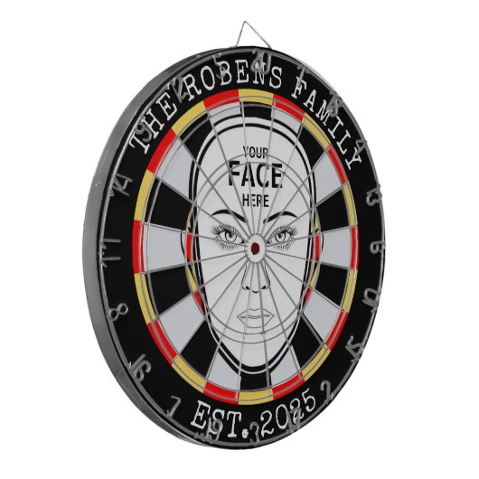Your Face Here Dartboard ダーツボード (正面左)