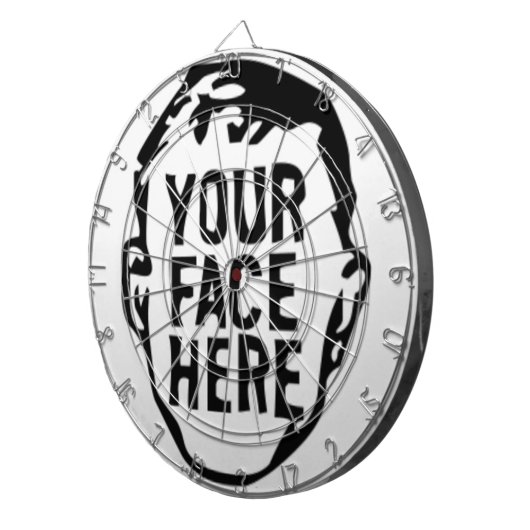 Your Face Here Dartboard ダーツボード (正面右)