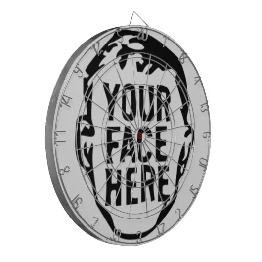 Your Face Here Dartboard ダーツボード (正面左)