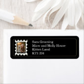 Your face on a stamp ラベル (インサイチュ)