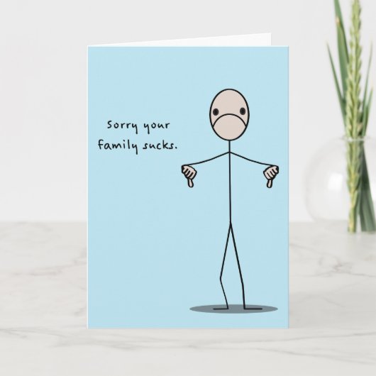 Your Family Sucks カード (正面)