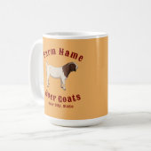 Your Farm Boer Goats コーヒーマグカップ (正面左)