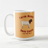 Your Farm Boer Goats コーヒーマグカップ (左)