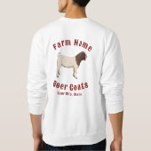 Your Farm Boer Goats スウェットシャツ (裏面)