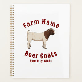 Your Farm Boer Goats プランナー手帳