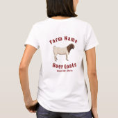 Your Farm Boer Goats Tシャツ (裏面)