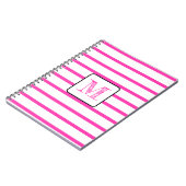 Your favorite letter in embroidered calligraphy ノートブック (左側)