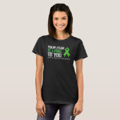 Your Fear Is Lying to you Shirt Mental Health Awar Tシャツ (正面フル)