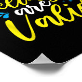 Your Feelings Are Valid - Mental Health Awareness  ポスター (角)