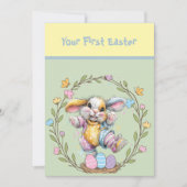Your First Easter Flat Note Card ノートカード (正面)