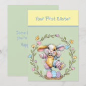 Your First Easter Flat Note Card ノートカード (正面/裏面)