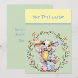 Your First Easter Flat Note Card ノートカード