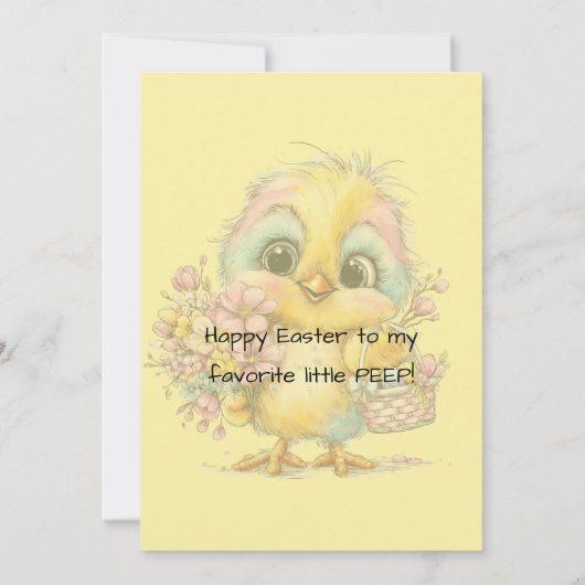 Your First Easter Flat Note Card ノートカード (裏面)