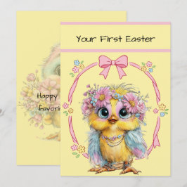 Your First Easter Flat Note Card ノートカード