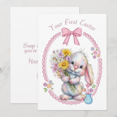 Your First Easter Flat Note Card ノートカード (正面/裏面)