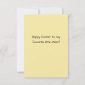 Your First Easter Flat Note Card ノートカード (裏面)