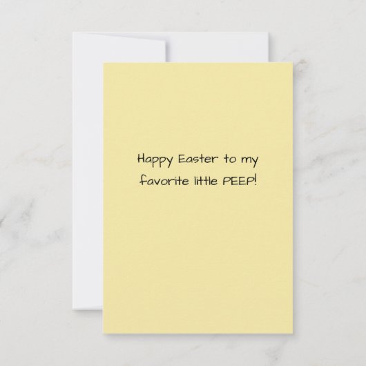 Your First Easter Flat Note Card ノートカード (裏面)