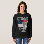 Your first mistake was thinking i was one of the l スウェットシャツ (正面フル)