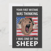 Your First Mistake Was Thinking I Was One Of The S 招待状 (正面)