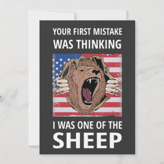 Your First Mistake Was Thinking I Was One Of The S 招待状