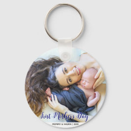 Your First Mother's Day personalised photo  キーホルダー