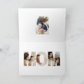 Your First Mother's Day personalised photo &Quote  カード (内部)