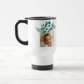 Your First Mother's Day Rose Greenery Photo トラベルマグ (左)