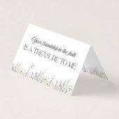 Your friendship in the faith is a treasure to me. (正面)