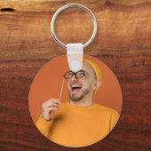 Your Funny Photo Selfie Upload キーホルダー (裏面)
