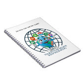 Your Future Your Steps Earth Day Sustainability ノートブック (右側)