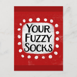 Your Fuzzy Socksはがき ポストカード