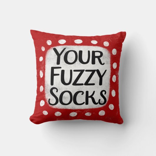 Your Fuzzy Socks装飾用クッション クッション (正面)