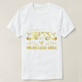 "Your Gifts Are Unbe-leaf-able" Funny Holiday Pun Tシャツ (デザイン正面)