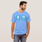 Your Girlfriend My Girlfriend Mens Funny girl Tシャツ (正面フル)
