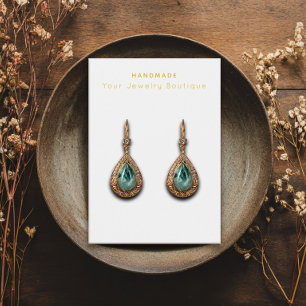 Your Handmade Boutique Earring Business Card