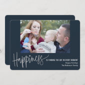 Your Happiness Holidayフォトカード シーズンカード (正面/裏面)