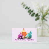 Your Happy Chicken Funny Business Cards Example 名刺 (スタンド正面)