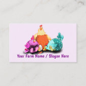 Your Happy Chicken Funny Business Cards Example 名刺 (正面)