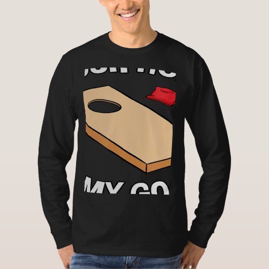 Your Hole Is My Goal Cornhole Team Bean Bag Tシャツ (正面)