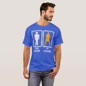 Your Husband Vs My Husband Guitar Musicians Wife G Tシャツ (正面フル)
