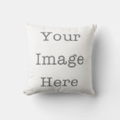 Your Image Here Custom Photo Throw Pillow クッション (正面)