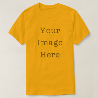 Your Image Here Customizable Personalized Gold Tシャツ