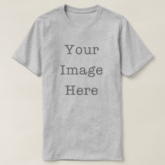 Your Image Here Customizable Personalized Grey Tシャツ