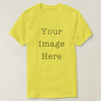 Your Image Here Customizable Personalized Yellow Tシャツ