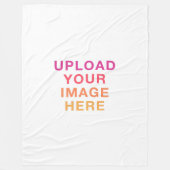Your Image Photo Blank フリースブランケット (正面)
