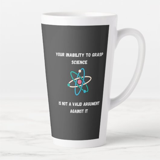 your Inability To Grasp Science カフェラテマグ (右)