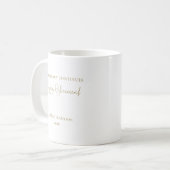 Your Legacy Continues Personalized Retirement Gift コーヒーマグカップ (正面左)